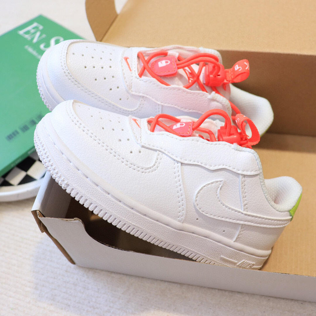 Air Force low-top lace-up sneakers" white"