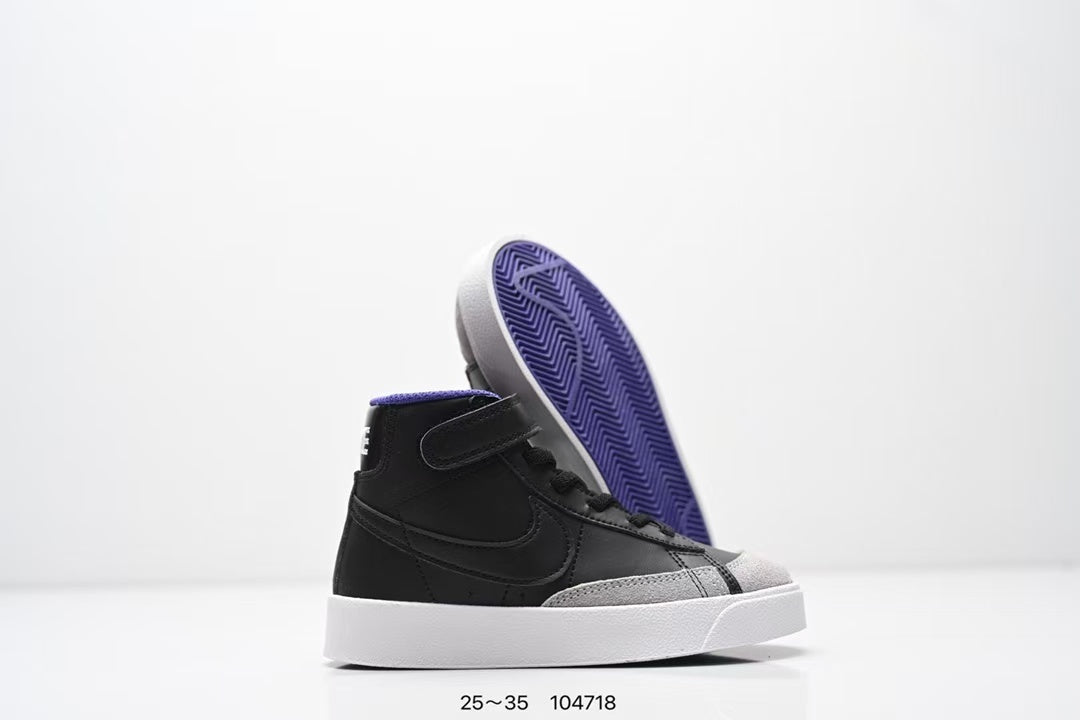 Nike Trail Blazers High-Top Velcro Kids Shoes