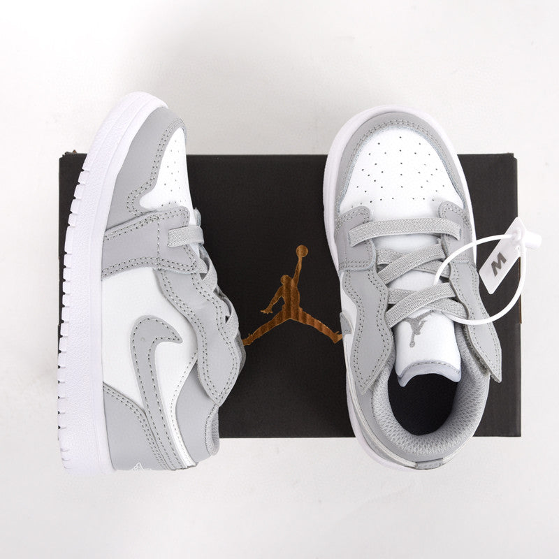 Jordan low top elastic band" white, gray"