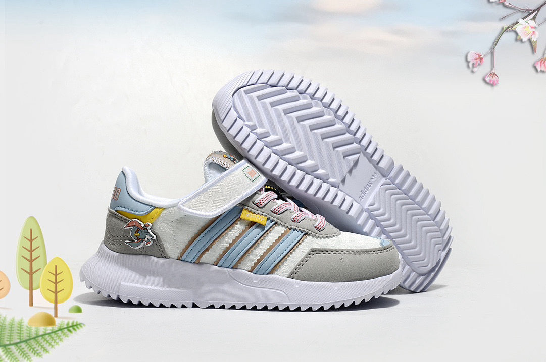 Adidas single buckle elastic band" white, gray"