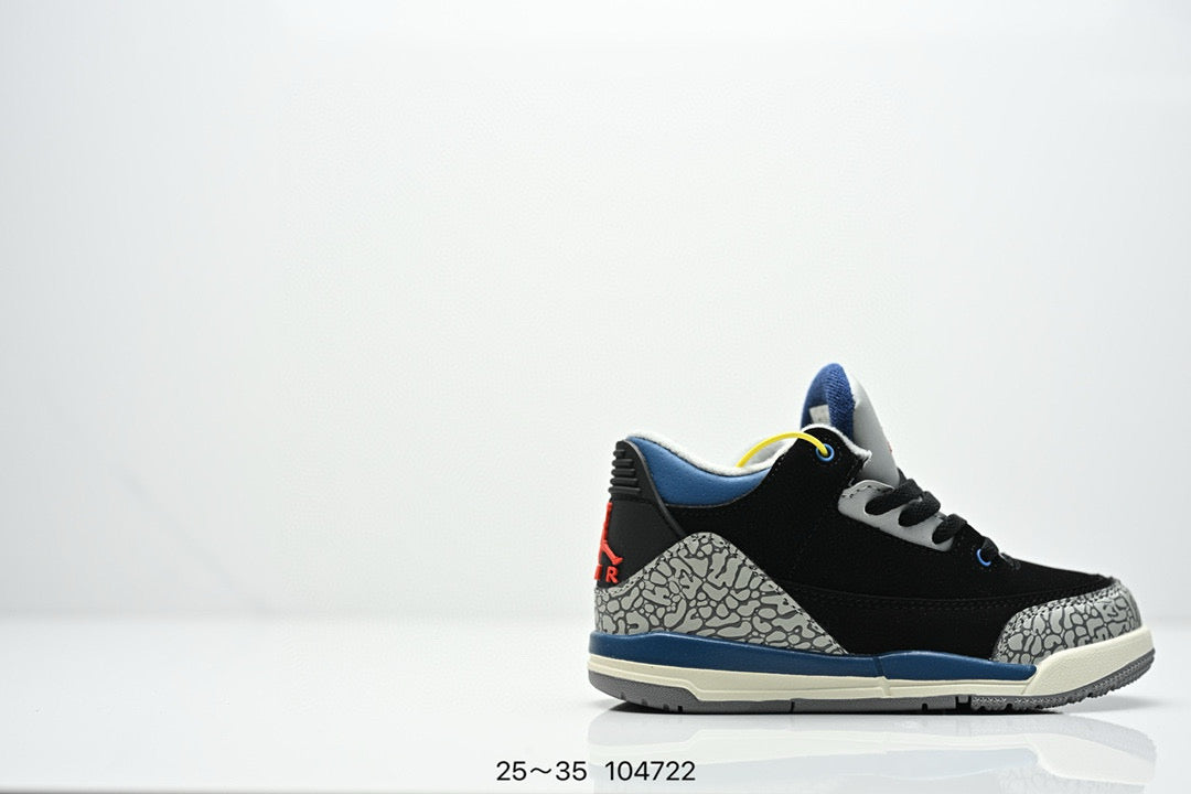 Joe 3"black, blue"