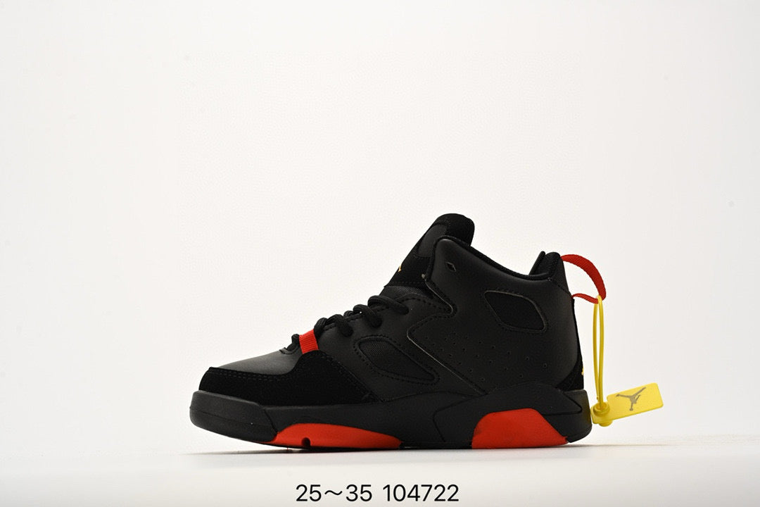 Jordan Fltclb91 series basketball shoes" black, red"