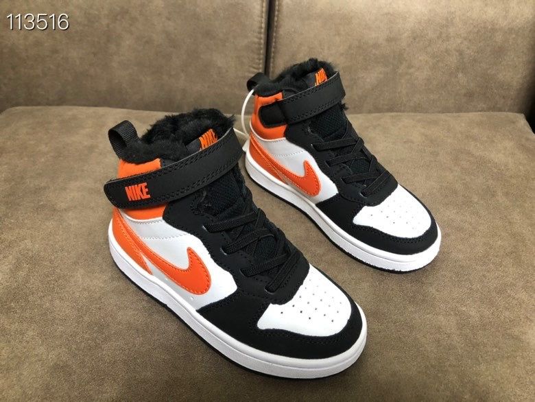 NIKE COURT Borough Mid2 JUN Air Force Workwear" white, black, orange"