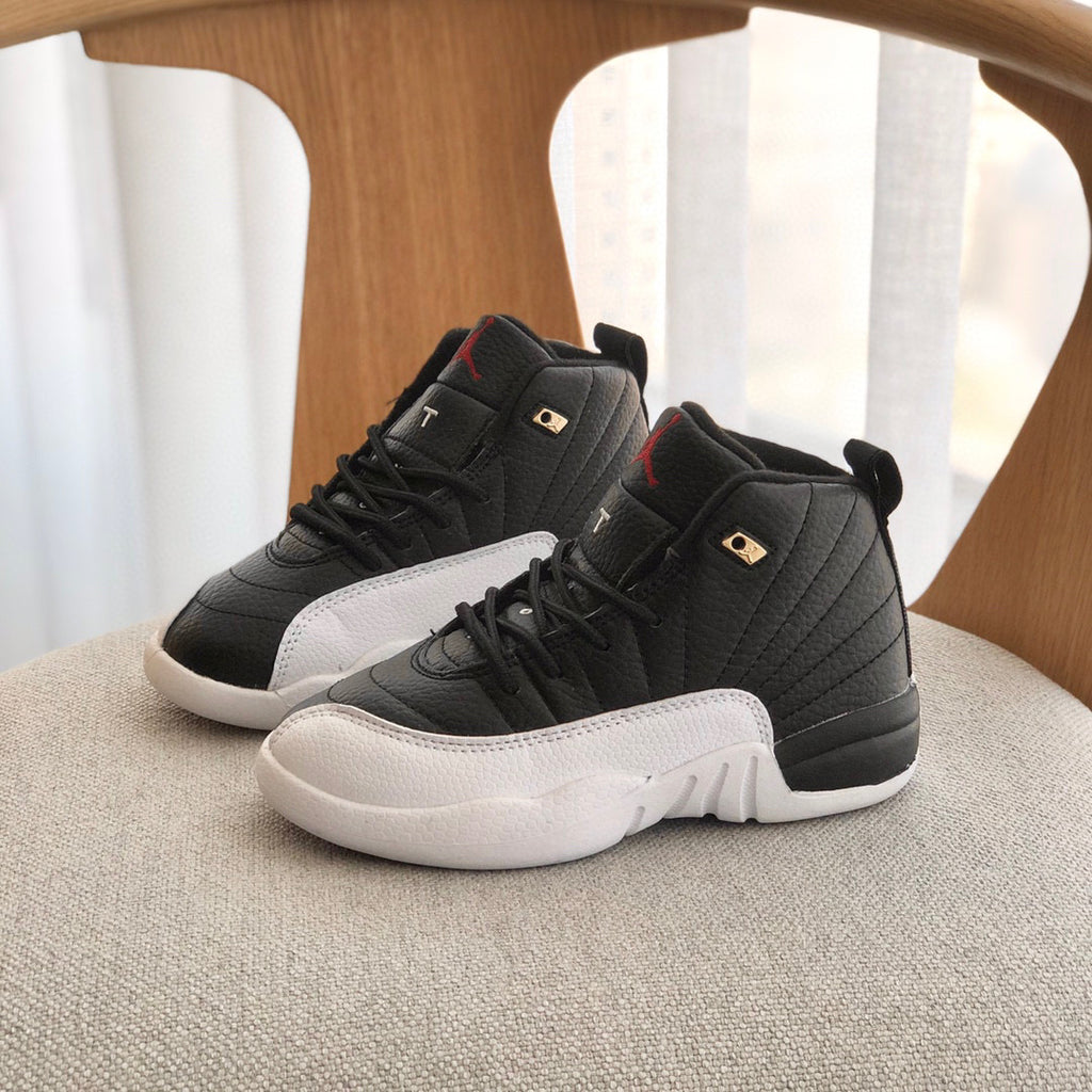 Joe 12 high quality children's shoe" black, white"