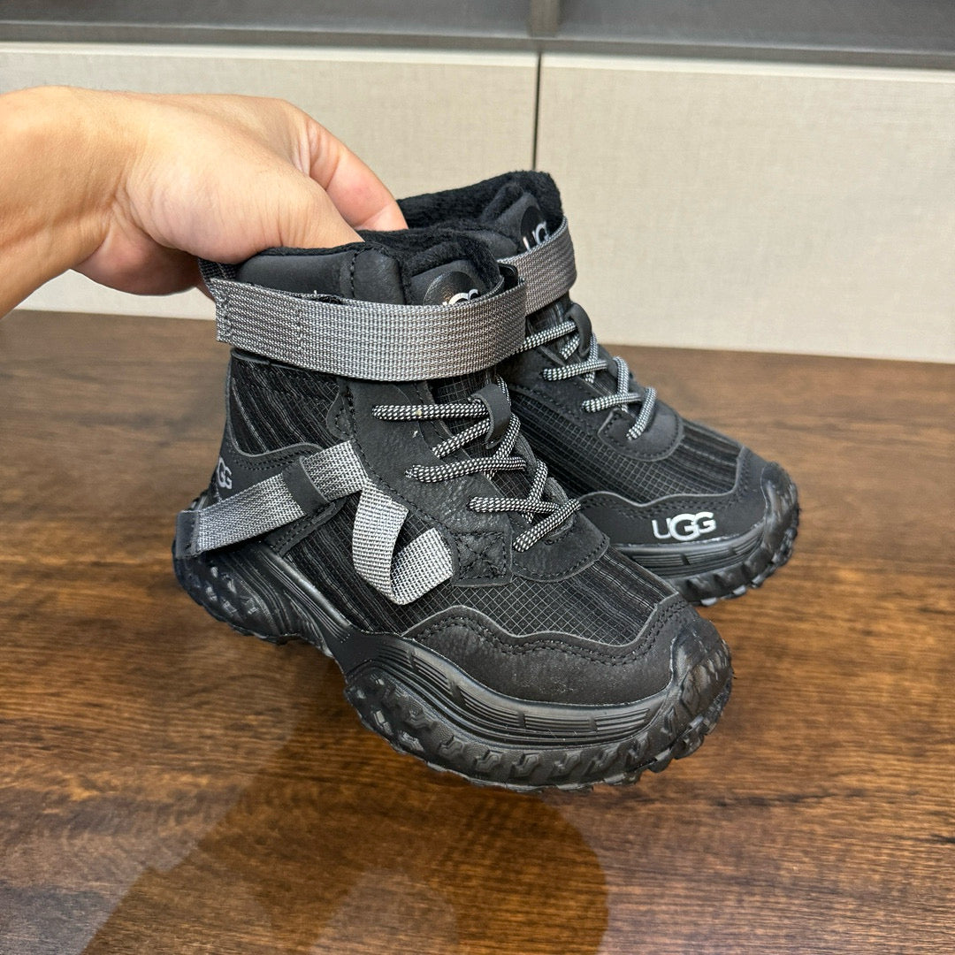 U-GG children's fleece boots" black"