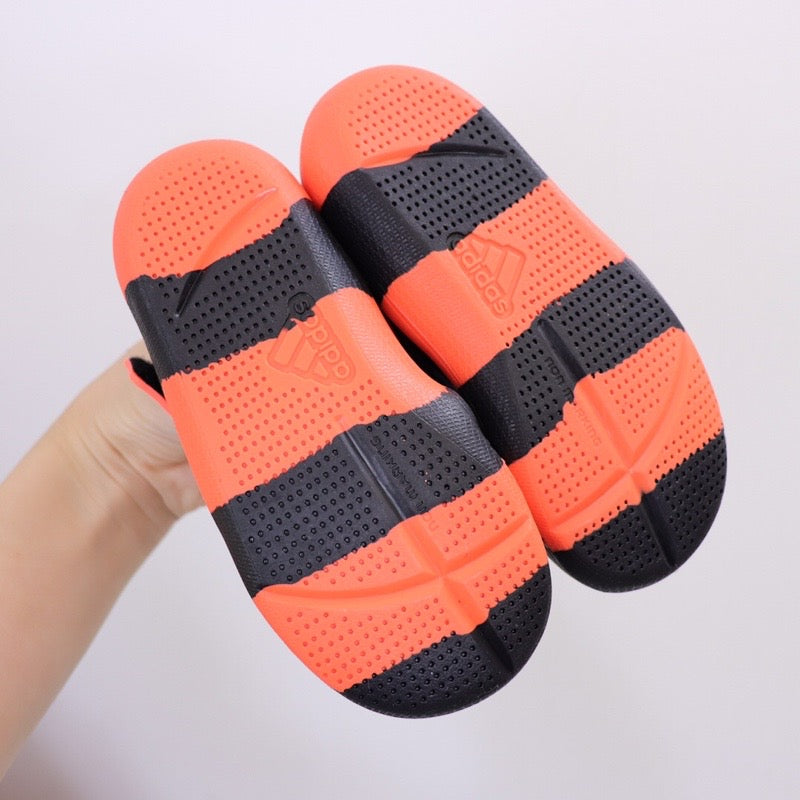 Adidas 3.0 Baotou mesh sandals" black, orange"