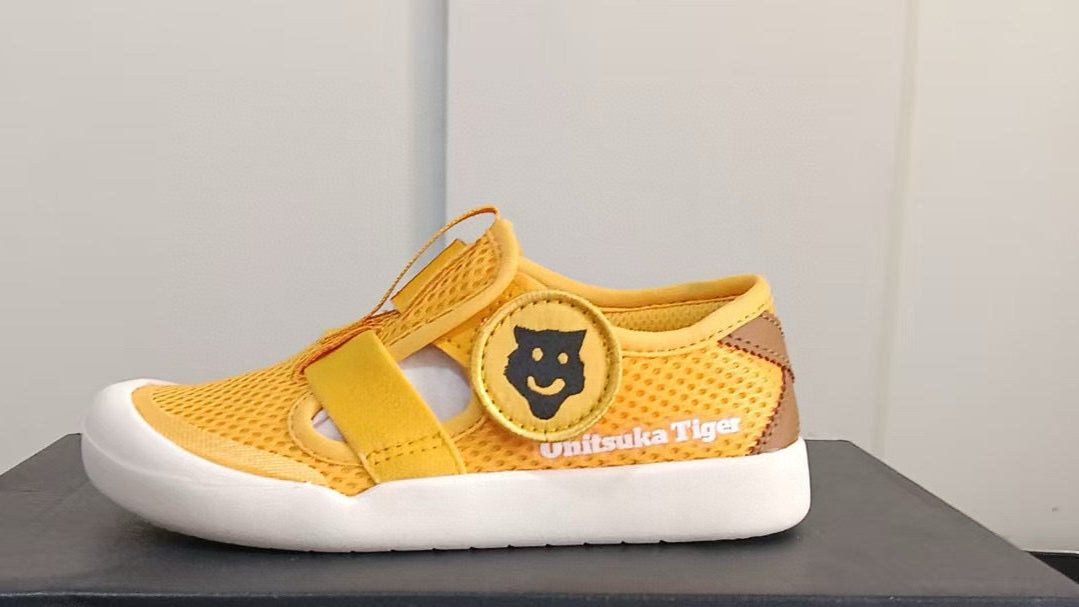 YSS  bread head sandals" yellow with some brown"