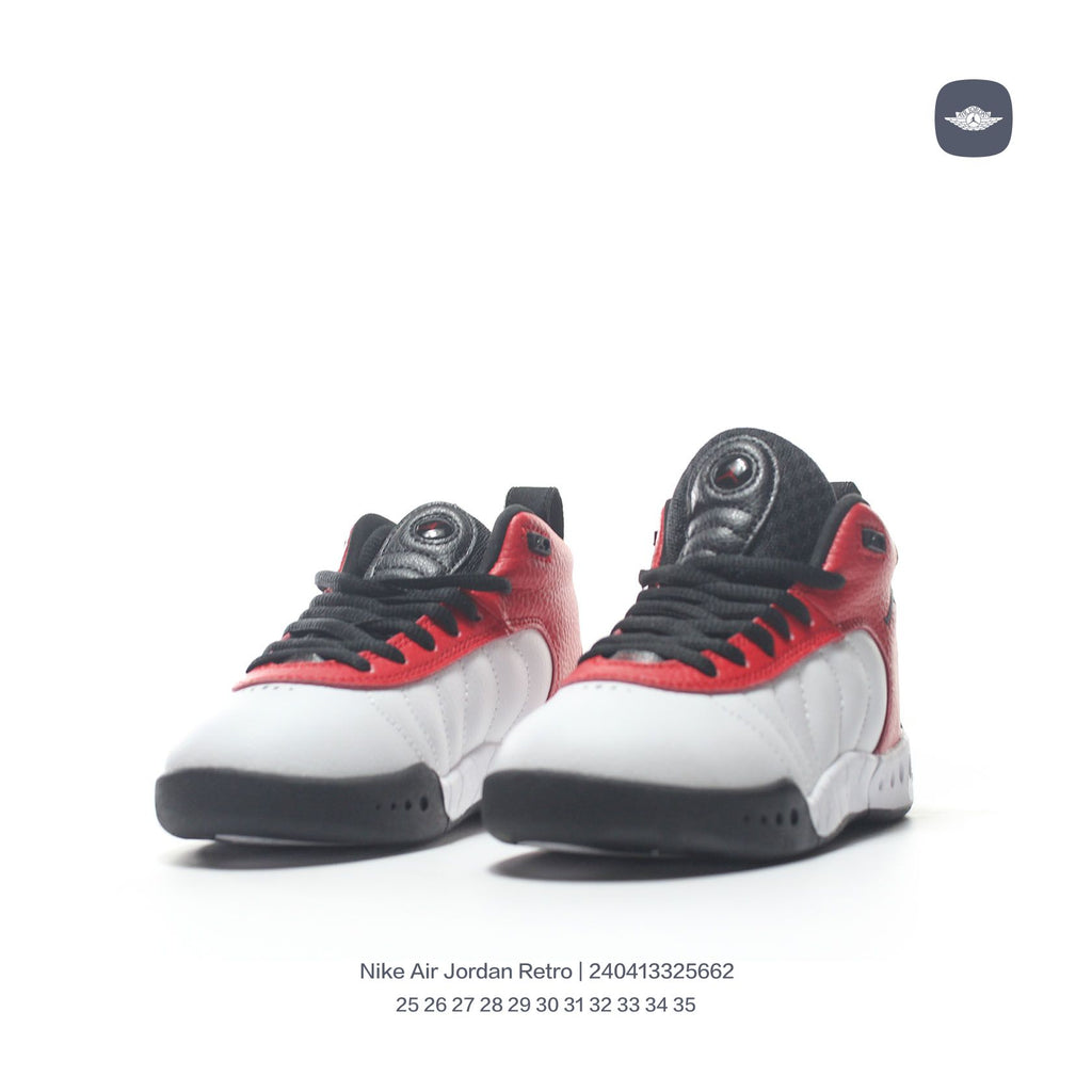 Jordan Retro-combat basketball shoes " red, white"