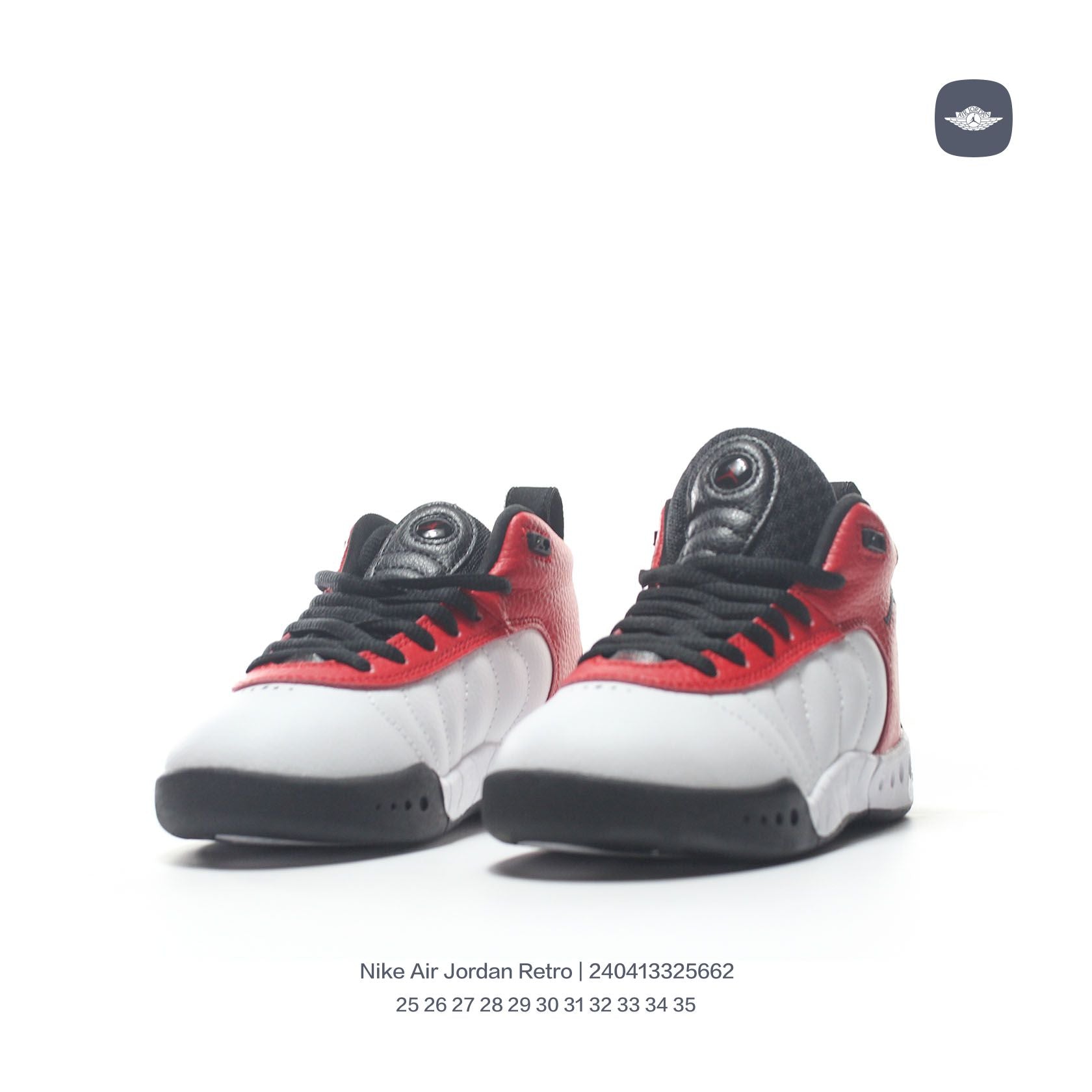 Jordan Retro-combat basketball shoes " red, white"