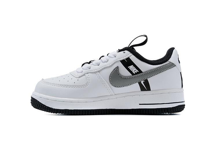 Air Force low-top lace-up sneakers" white, gray"