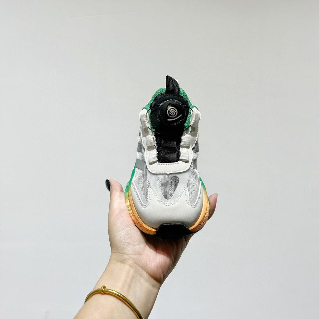Adidas twist button mesh children's" white, gray"