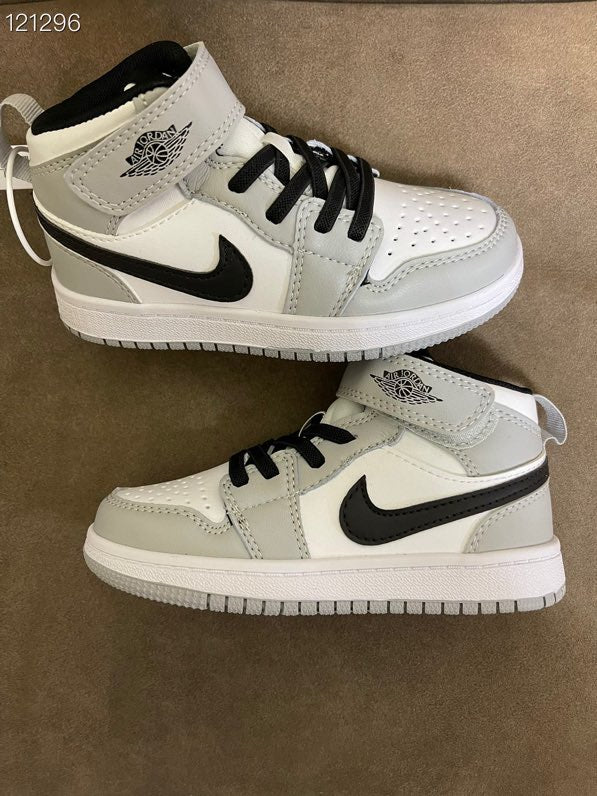 Joe's high-top Velcro children's shoes" gray, white"