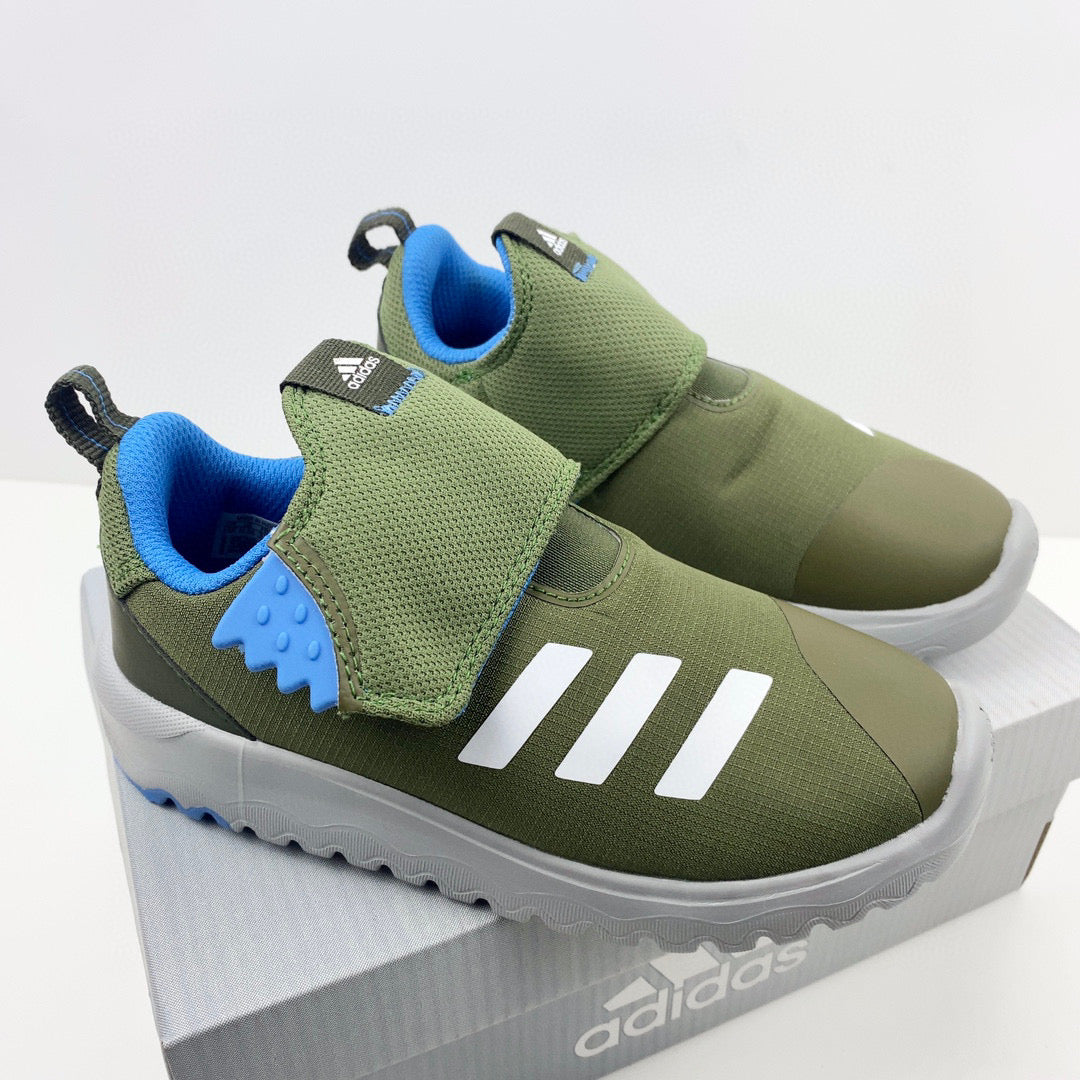 Adidas big wing children's shoes" olive green"