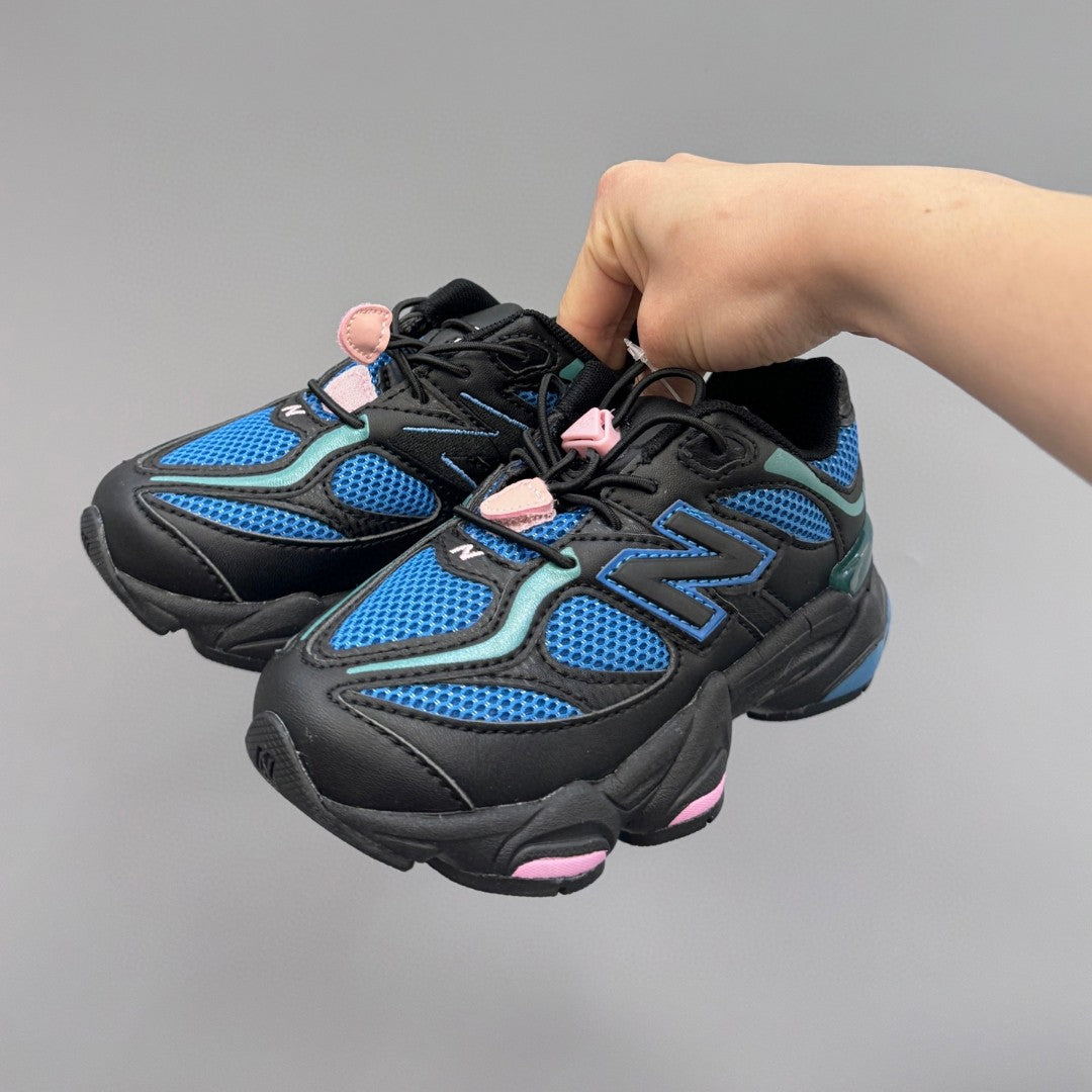 New Balance 9060 series retro versatile dad style elephant" black, blue"