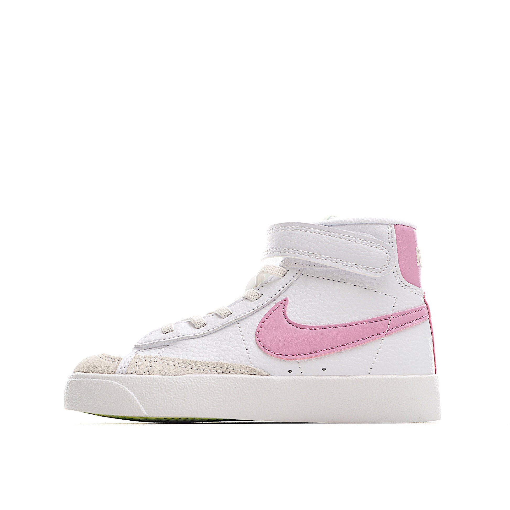 Trail Blazers high-top single dunk" white, pink"