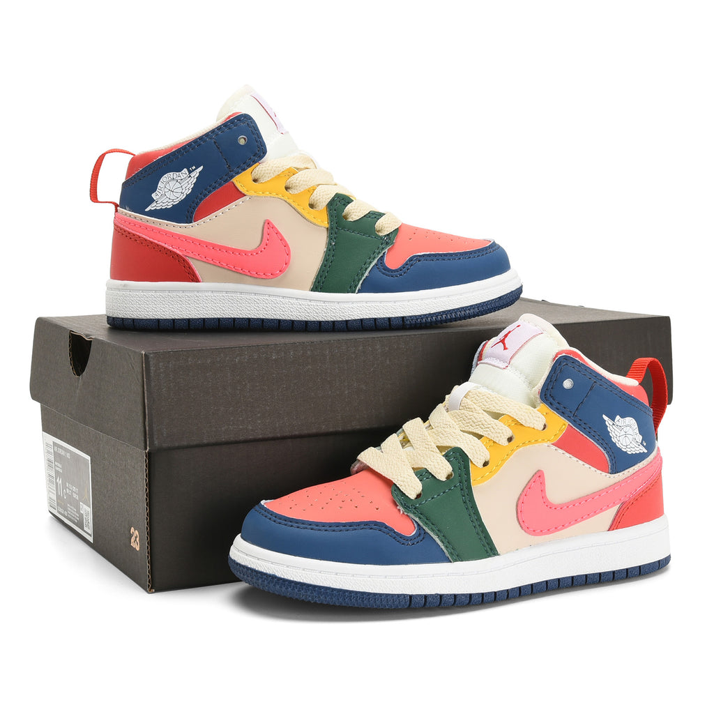 AJ-127" cream ,black, cream, pink"