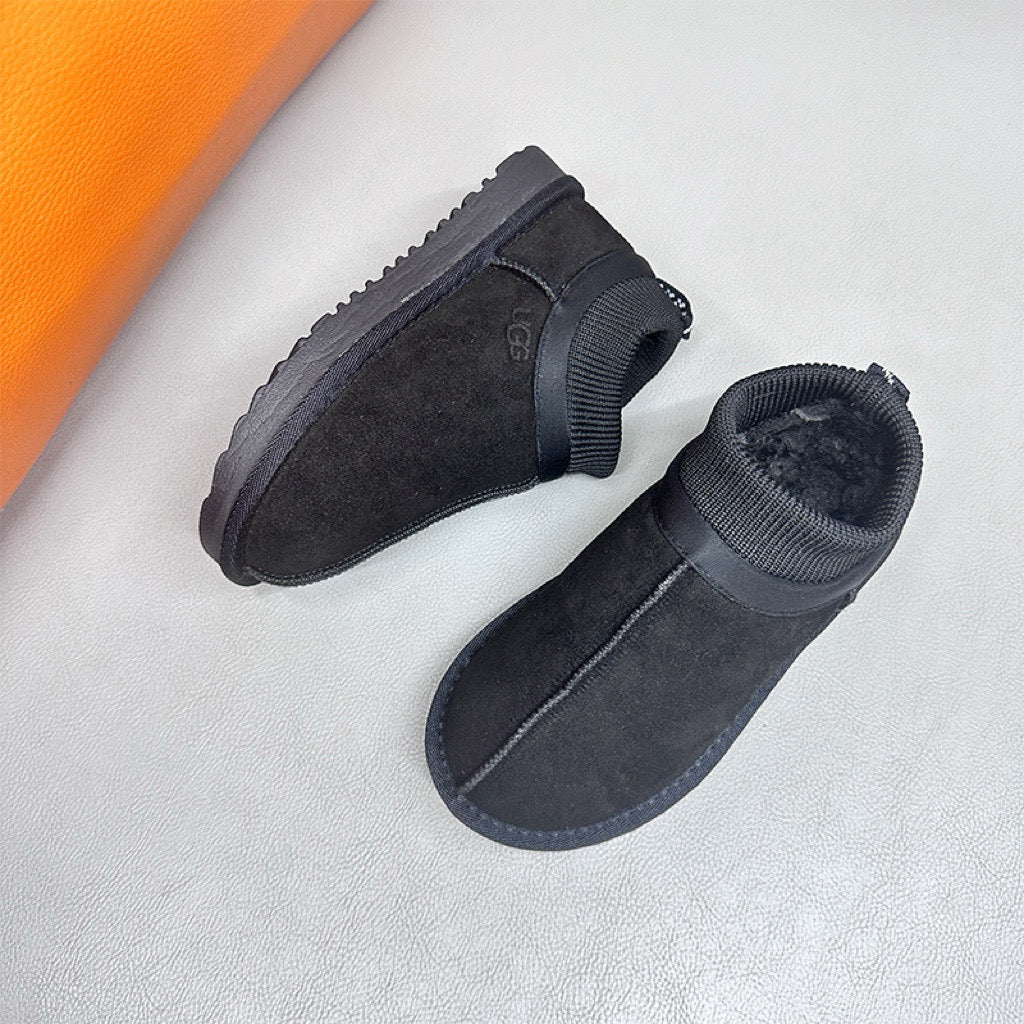 U-GG Classic short boots for kids" black"