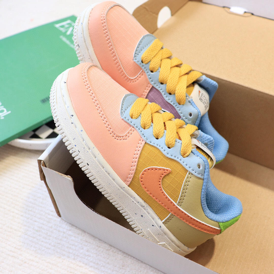 Air Force low-top lace-up sneakers" Multiple color"