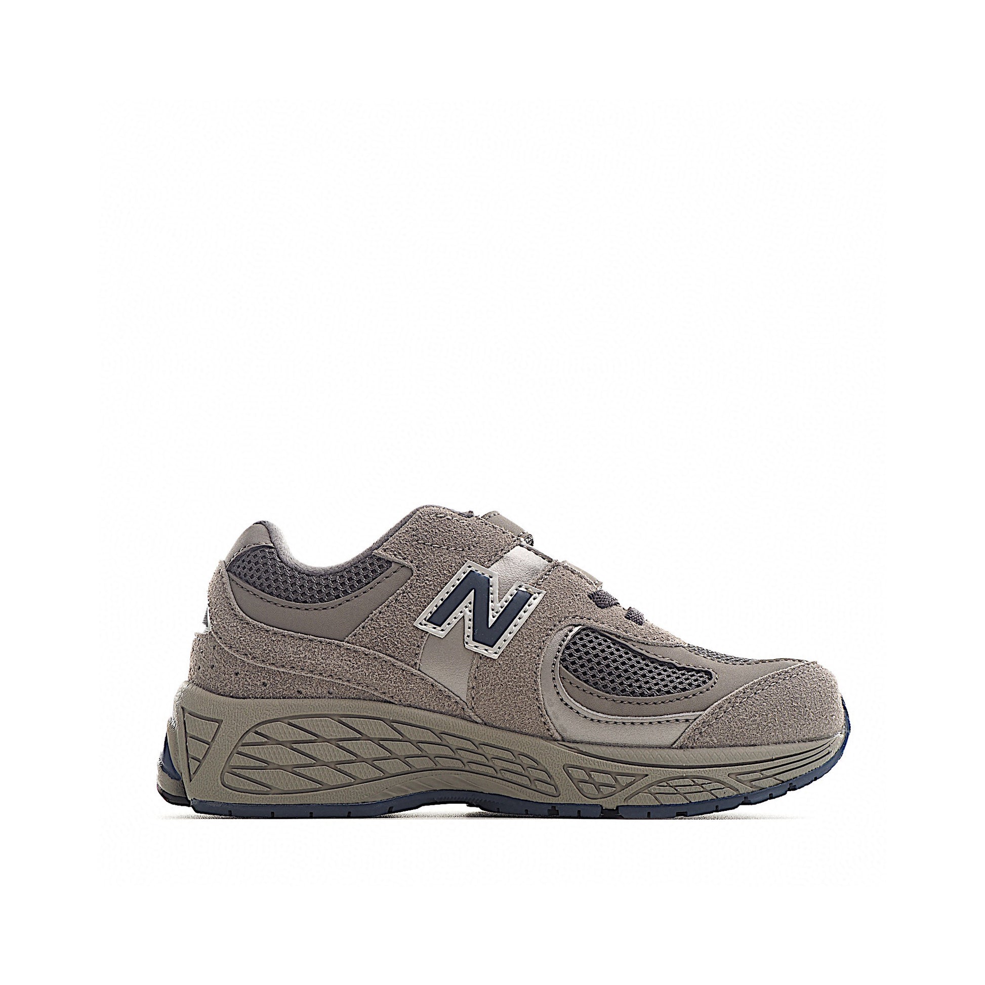 NB327 Rotating Buckle Waffle Gump Children's Shoes" gray"