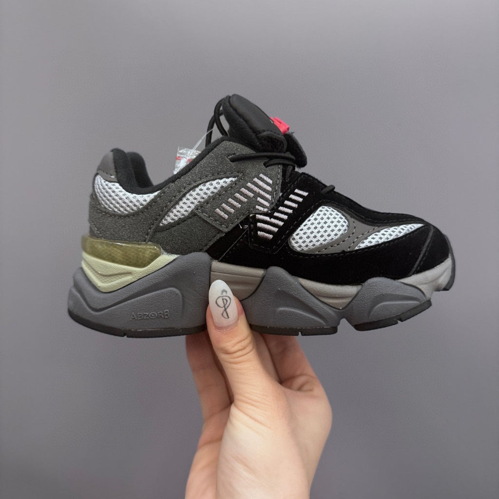 New Balance 9060 series retro versatile dad style elephant" black"