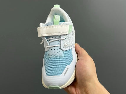 On Angpao Velcro Elastic Band" light blue and light gray"