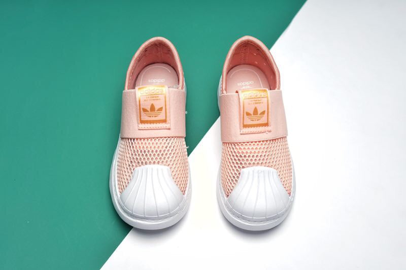 AD one-step soft shell mesh bandage shoes" light pink"
