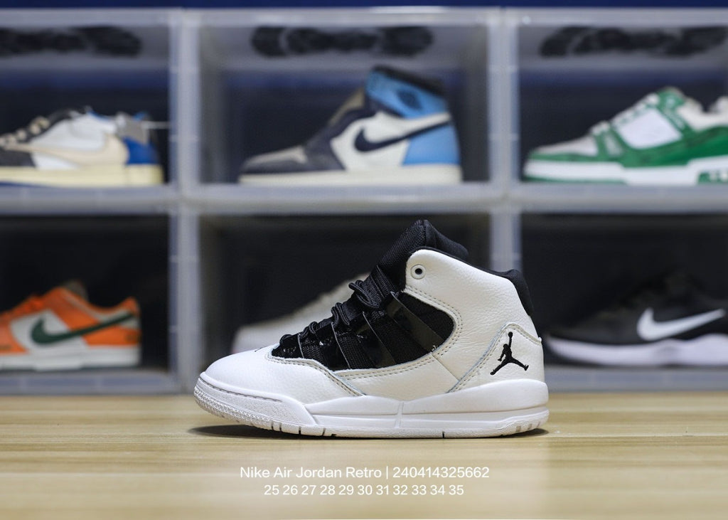 Jordan trendy children's shoes" black, white"
