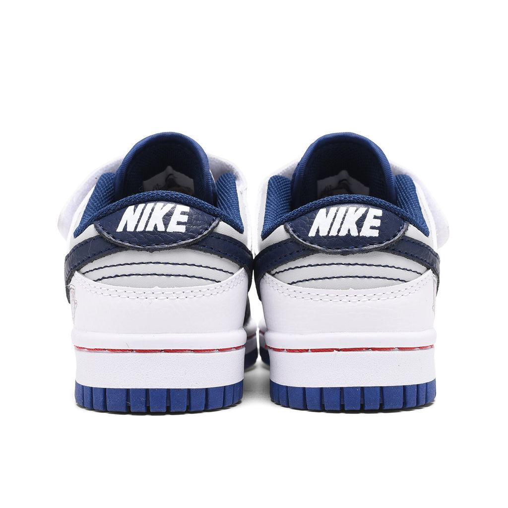 SB Velcro children's shoes" white, Navy"
