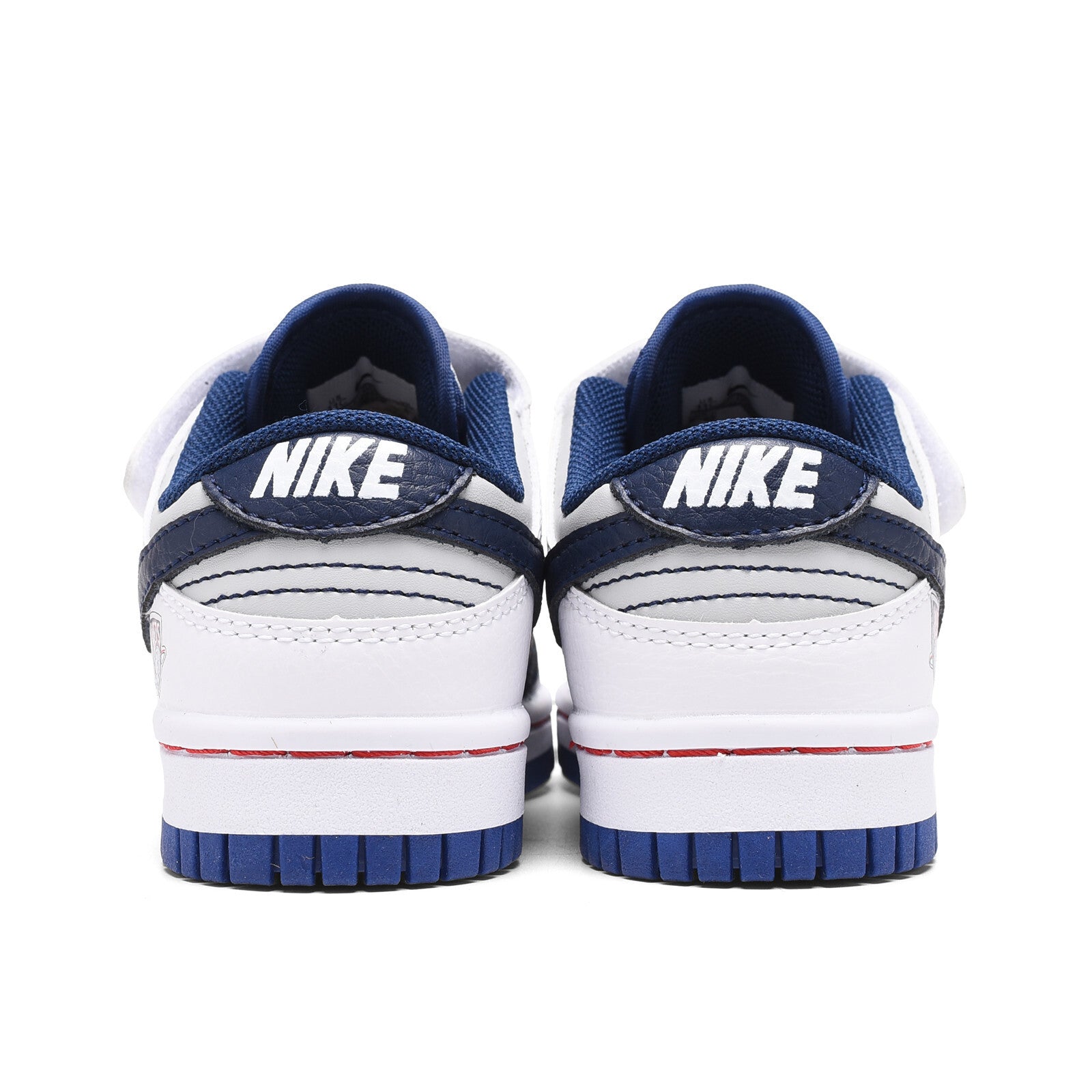 SB Velcro children's shoes" white, Navy"