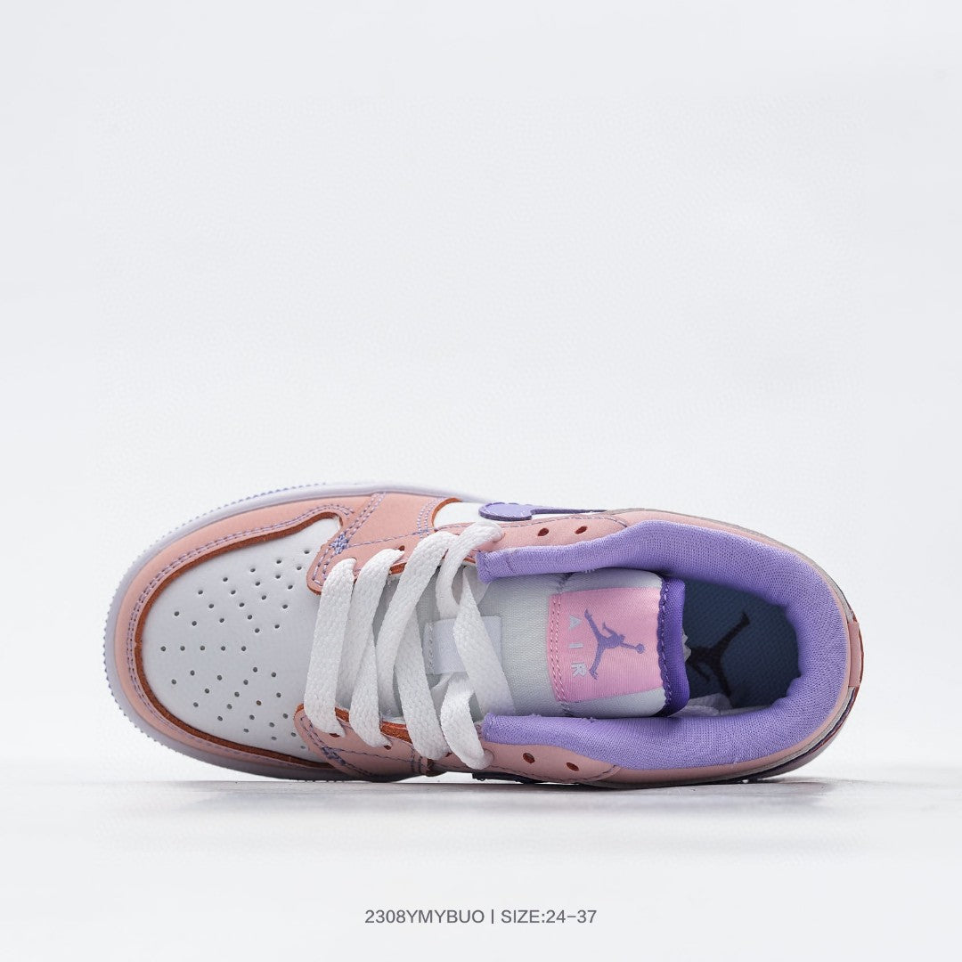 Joe 1 low-top children's shoes" light pink, light purple"