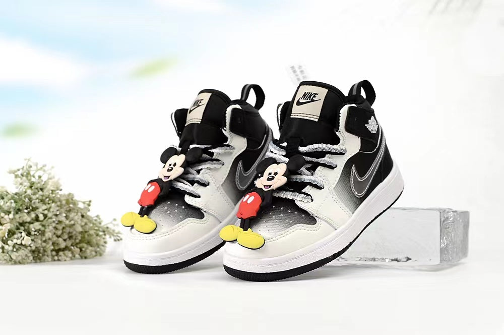 Joe 1AJ1 slip-on shoes for children" black, white"