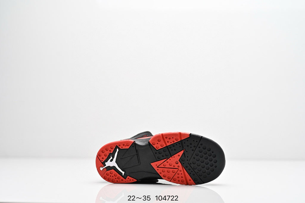 Joe 6 children's basketball shoes" black, orange"
