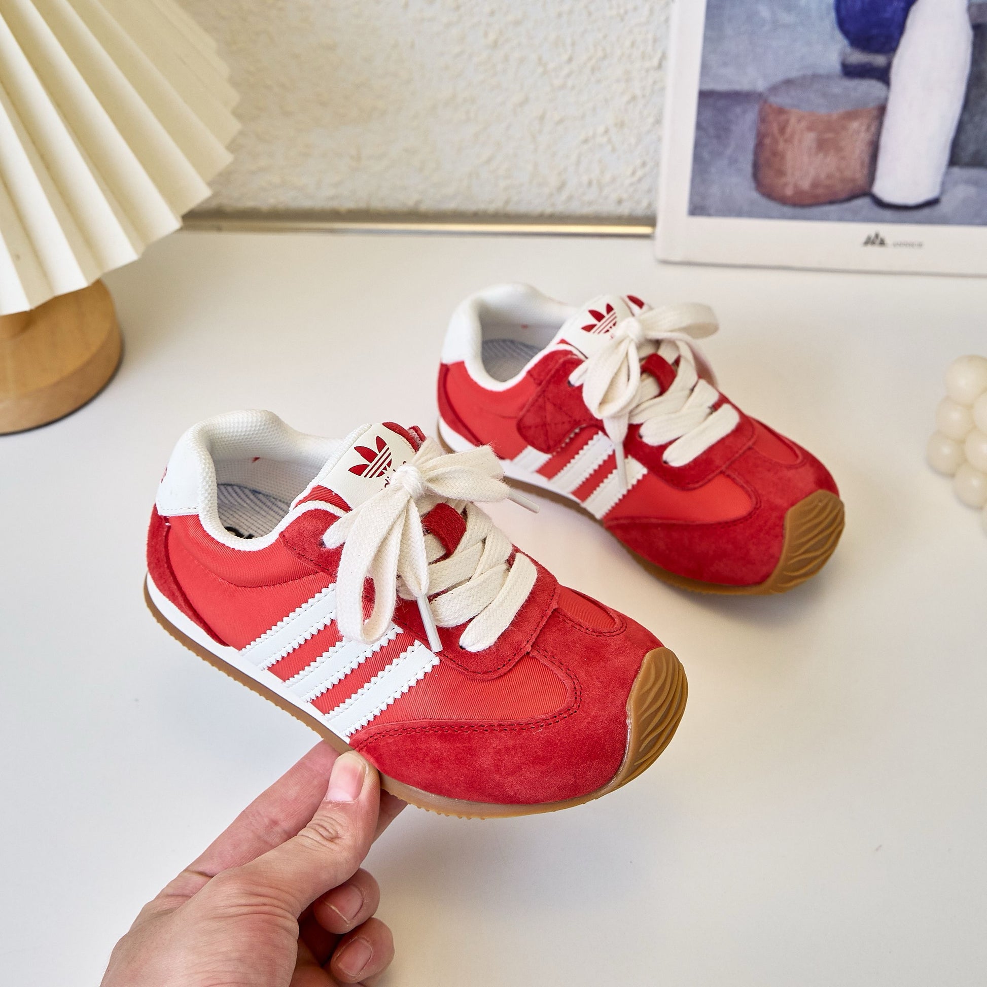 Adidas Agande training shoes" red"