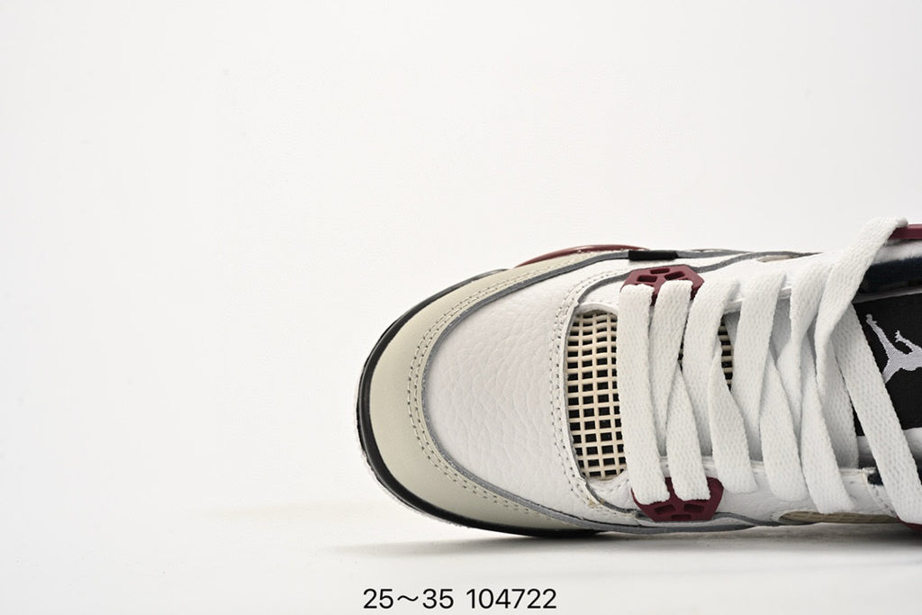 Joe 4 air cushion high quality children's shoes " white, deep red"