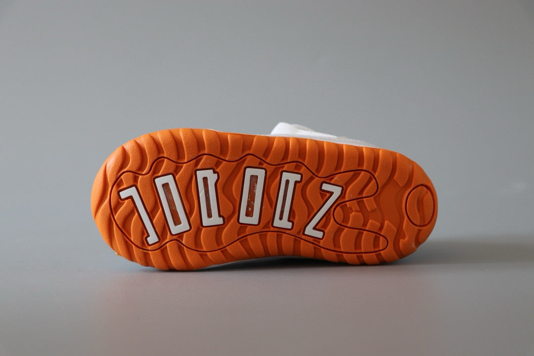 Joe 11 low-top children's shoes" white, orange"