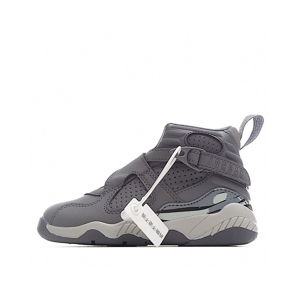 Joe 8 children's shoes sports shoes AJ-8 basketball shoes" gray"