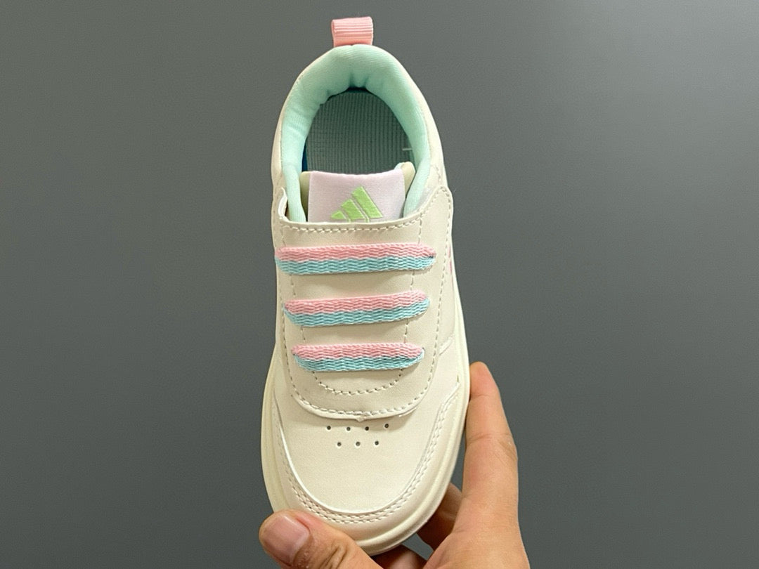 Adidas Little Dragon joint Velcro children's shoes" cream"