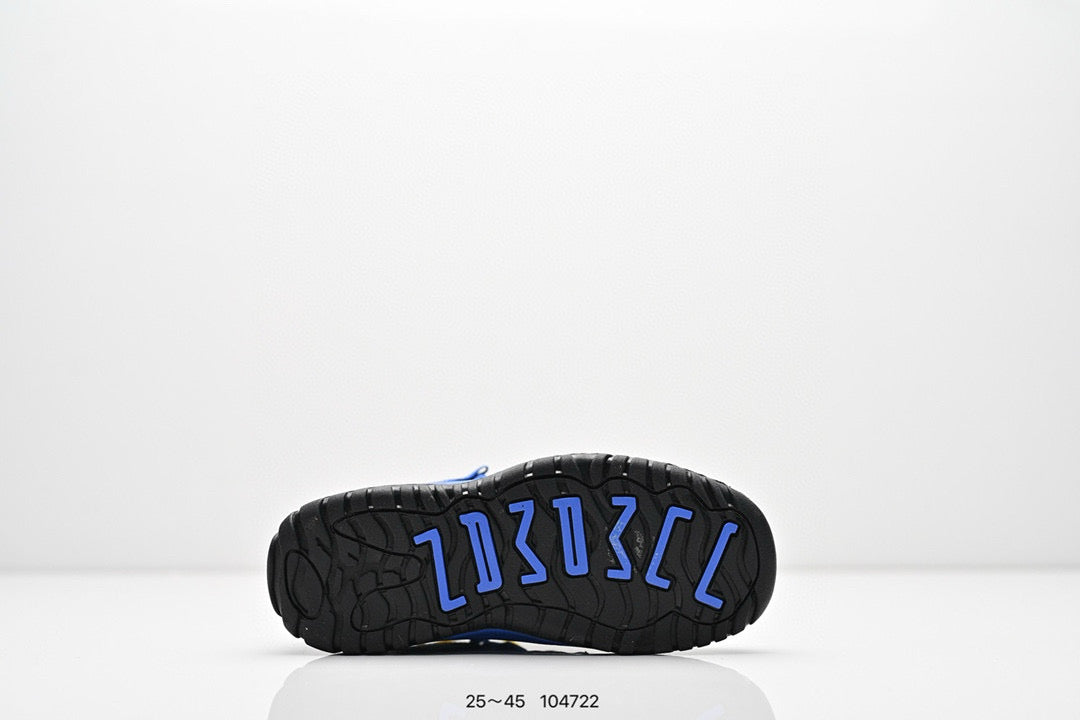 Joe 11 high-top high-quality children's shoes" basketball" blue"