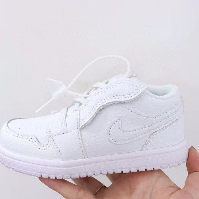 Jordan low top elastic band" white"