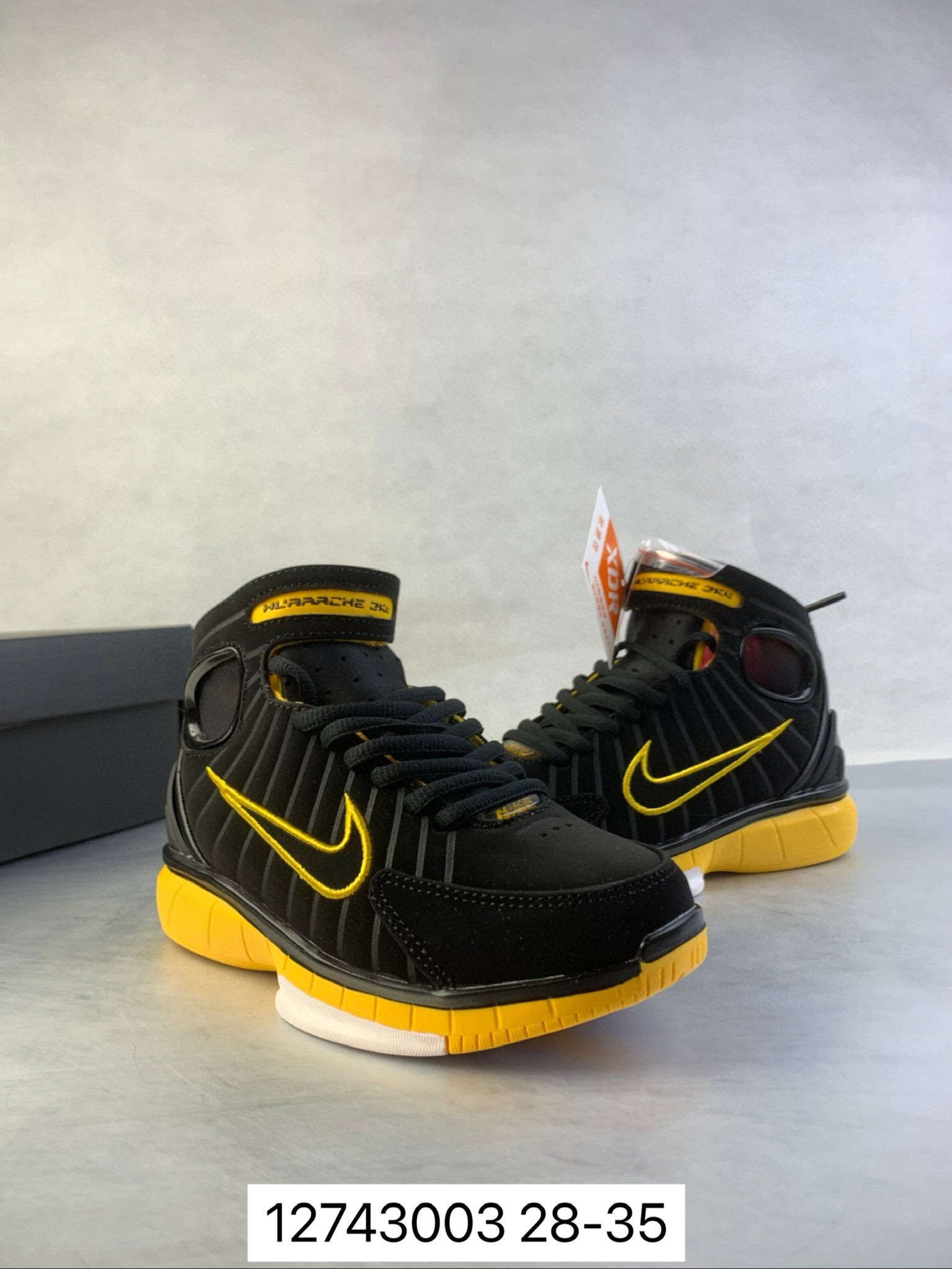Nike Air Zoom 2K4 basketball shoes " black"