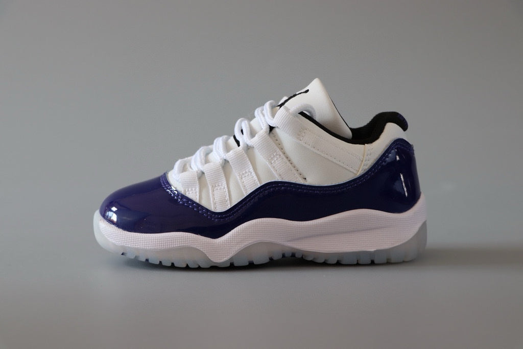 Joe 11 low-top children's shoes" white, blue"