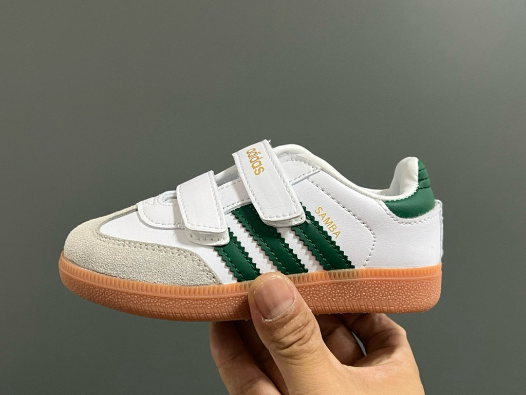 Adidas Samba Velcro Sneakers" white, green"
