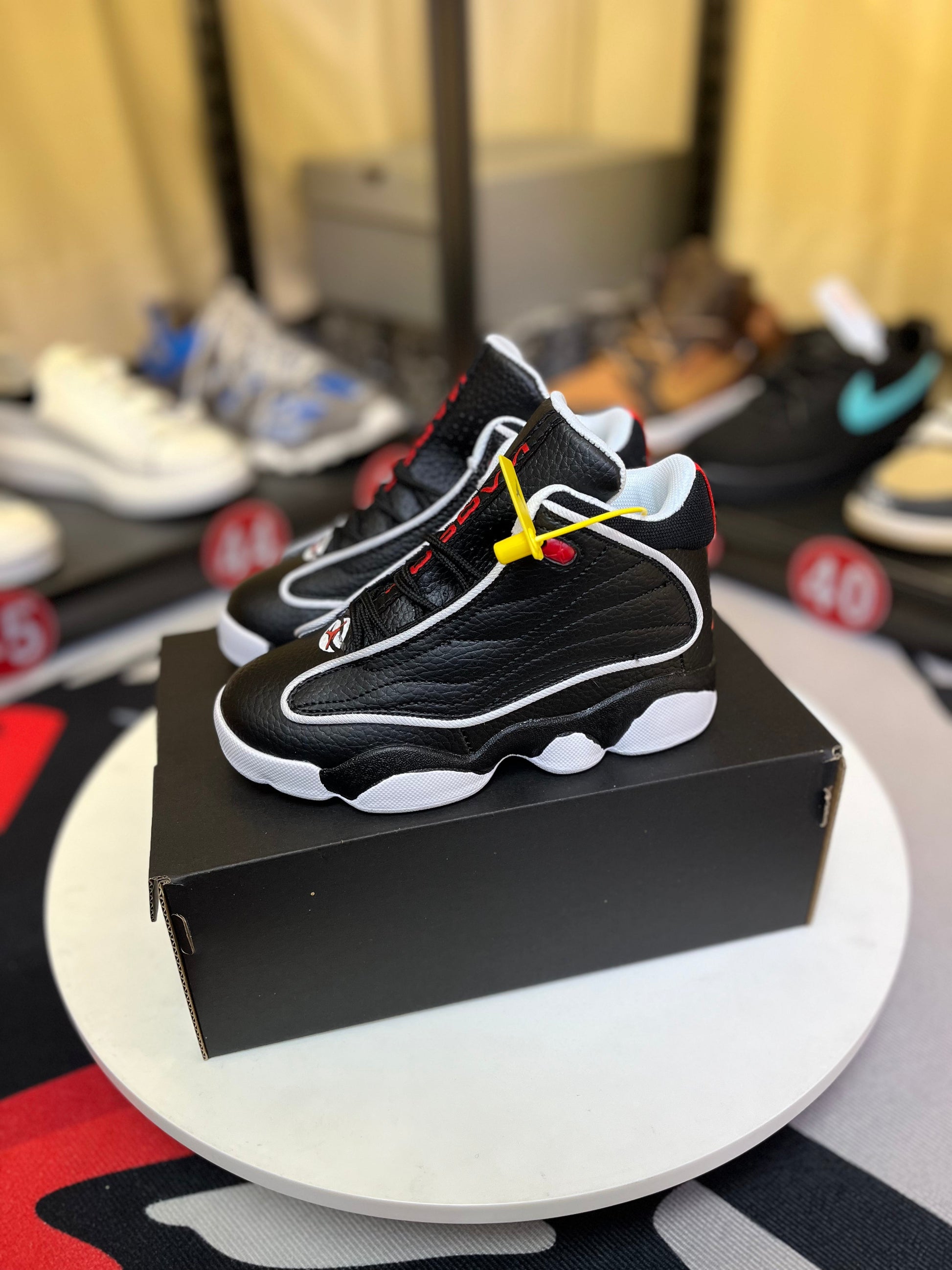 AJ-818 basketball shoes" black"