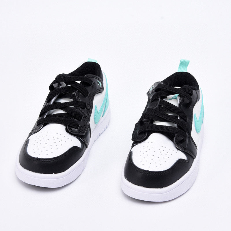Joe 1 magic buckle children's shoes" white, black, Turquoise"