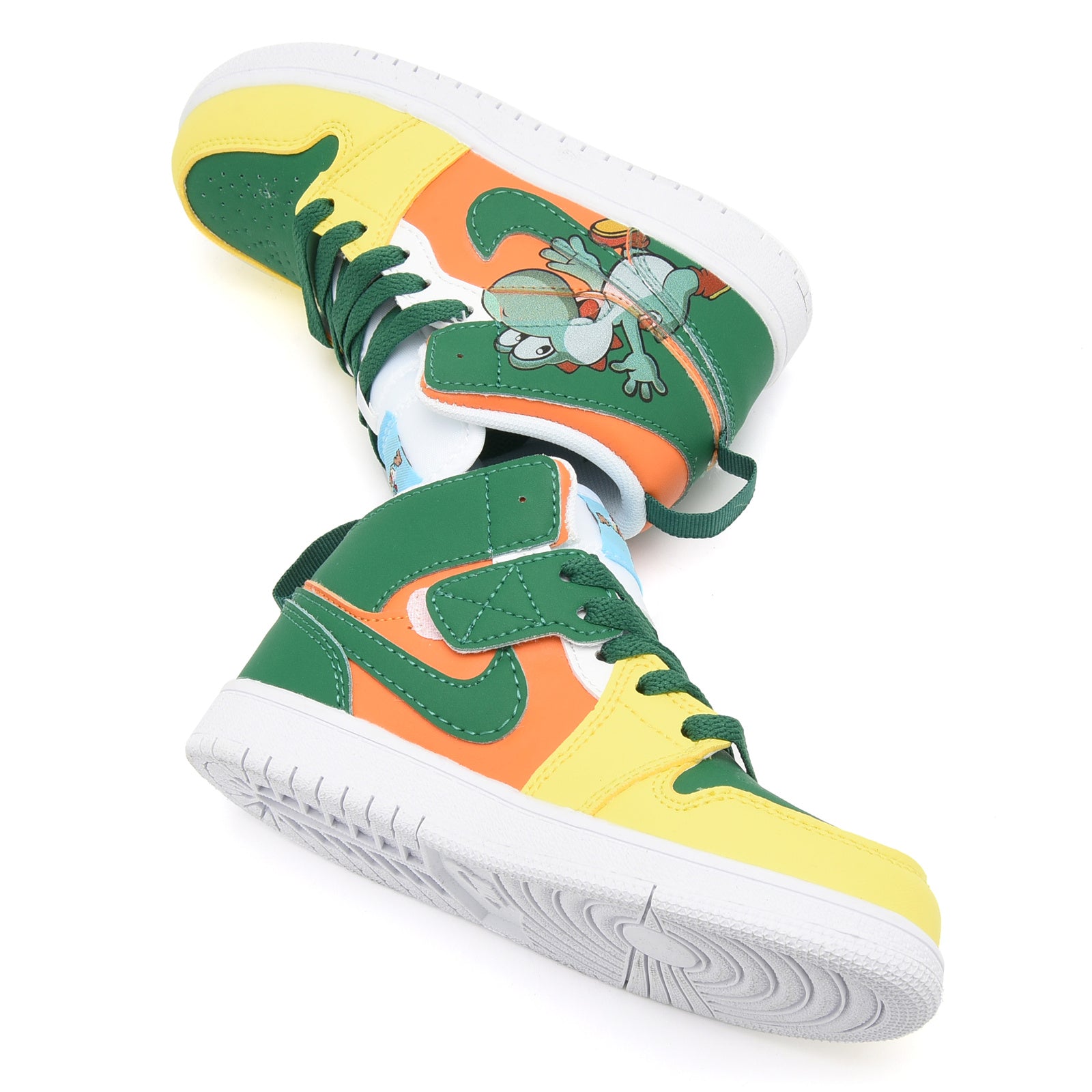 AJ-127" yellow, orange, green"