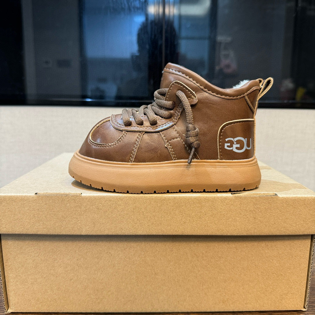 U-GG Capibara Snow Boots Leather" brown"