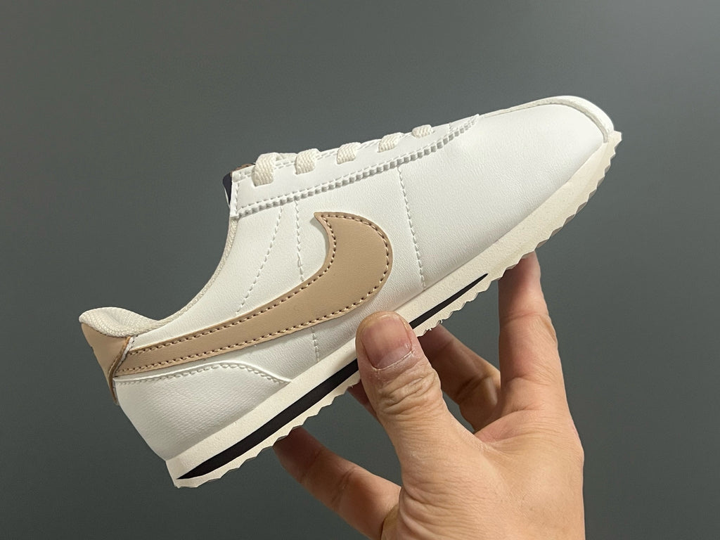 Nike Forrest Gump Classic Velcro Kids Shoes" white, beige"