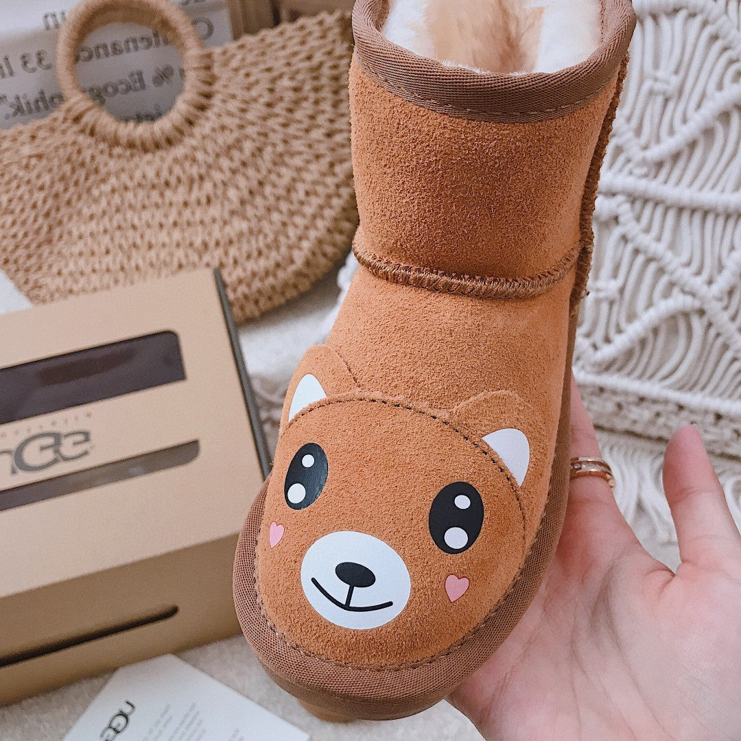 UGG children's shoes cartoon series" brown"