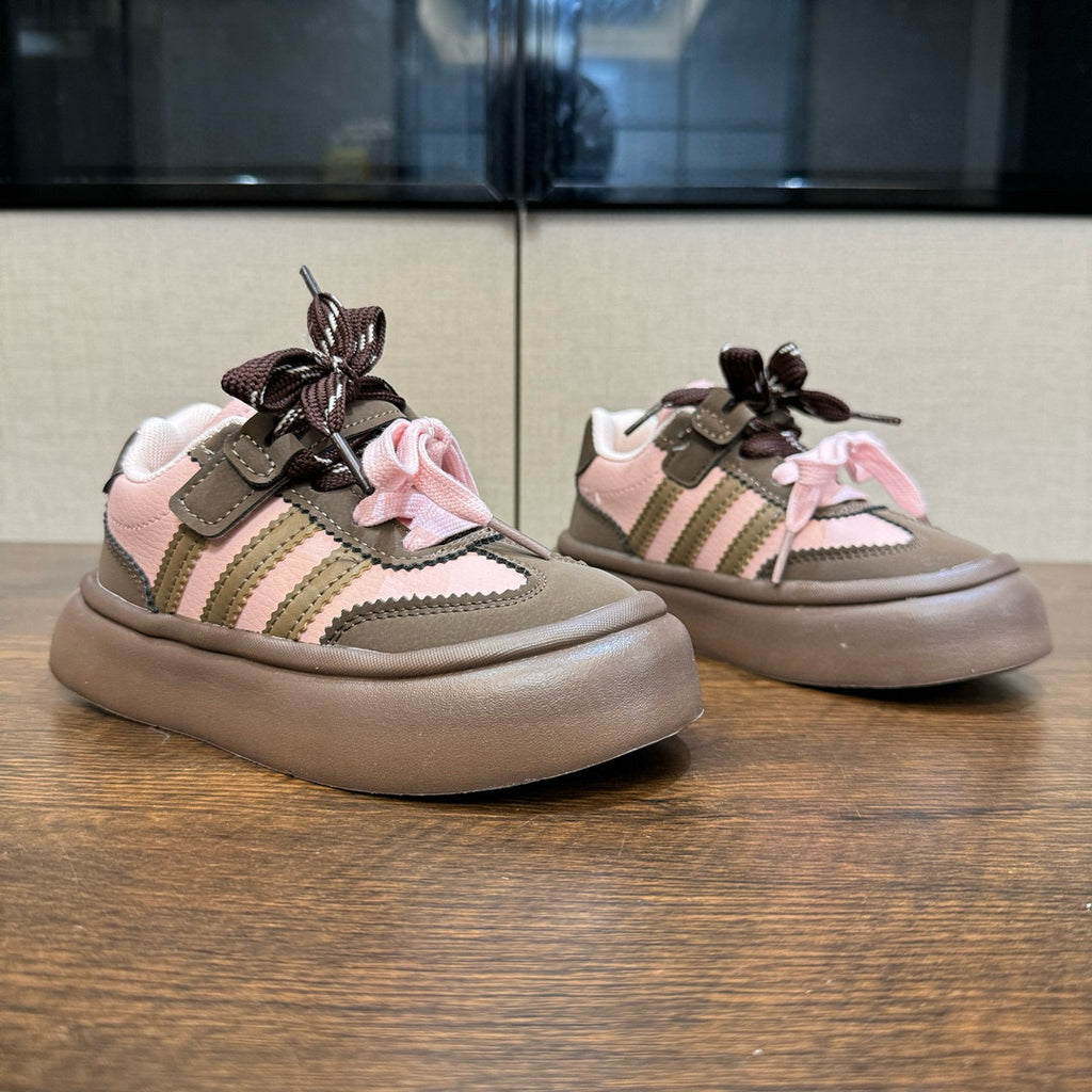 Adidas training invisible Velcro sneakers" pink, brown"