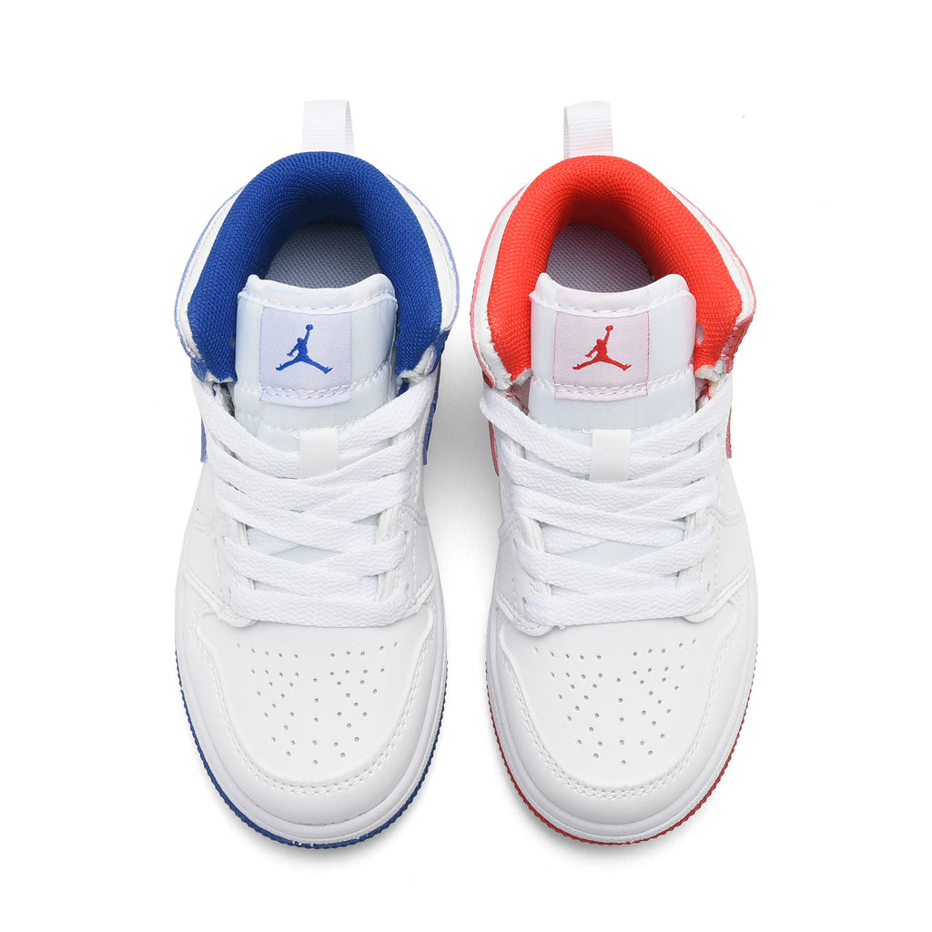 AJ-127" white, red"